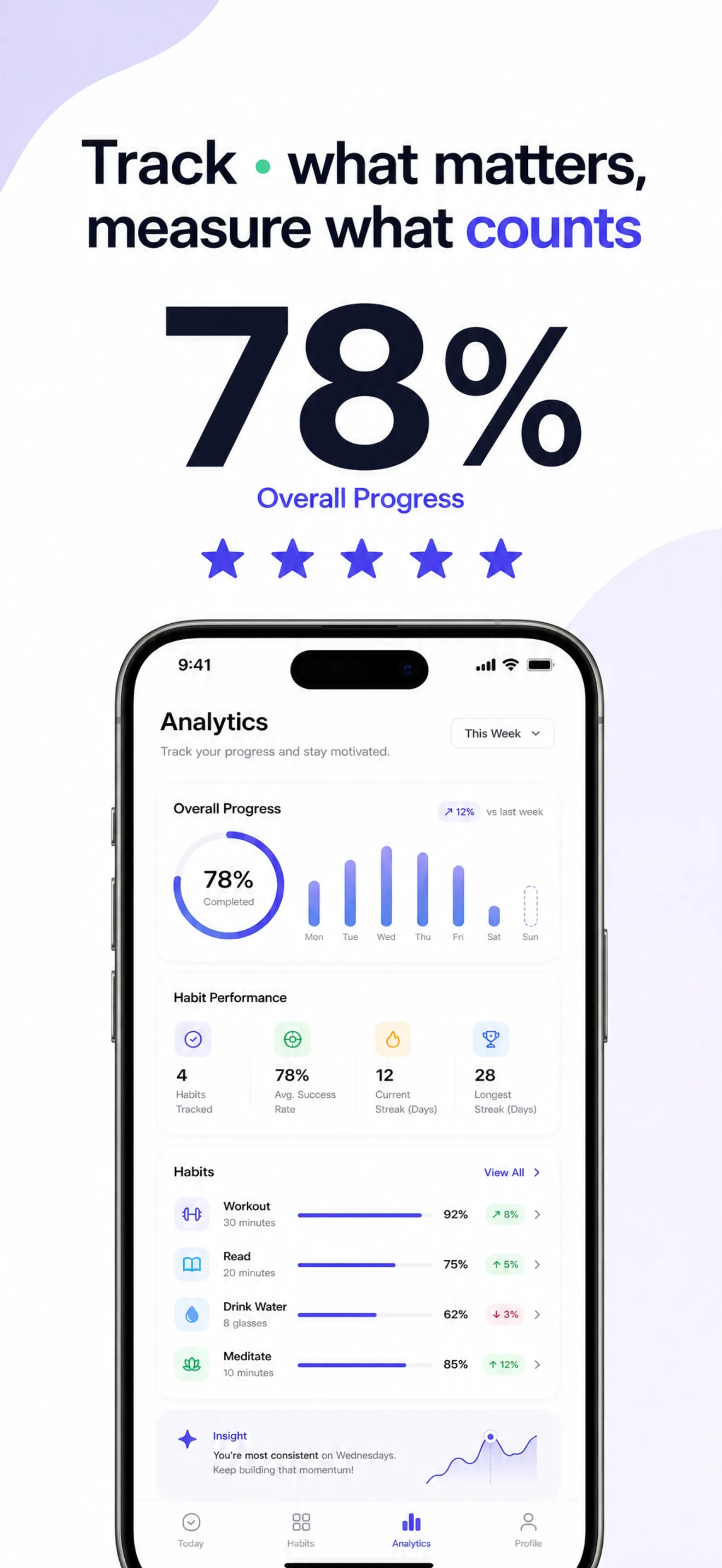 Meditation app App Store screenshot, fourth frame